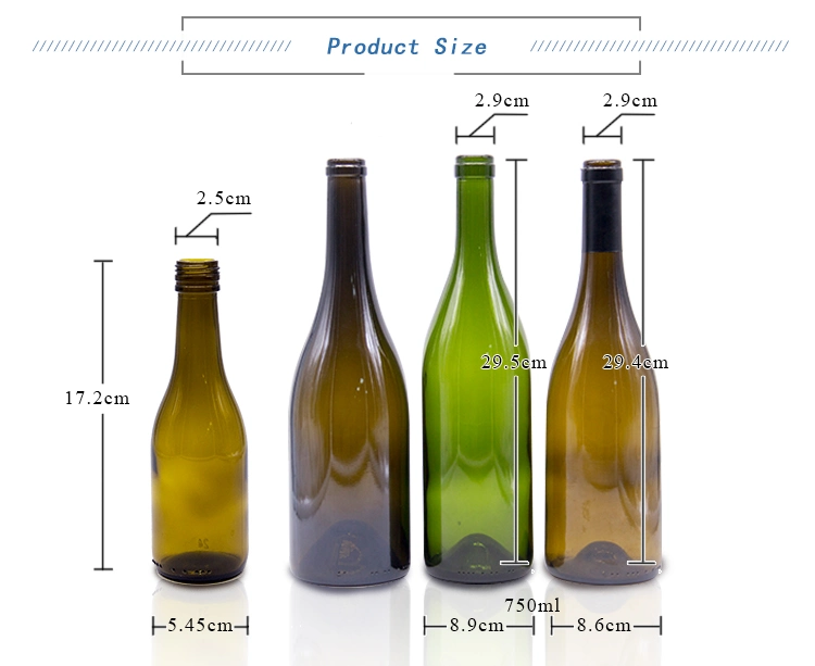 750ml Round Amber Empty Champagne Bottle Manufacturers Glass Wine Bottles Wholesale