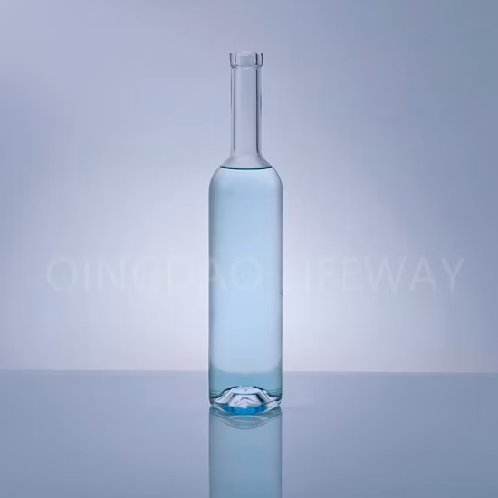 Botella de vino de hielo de 375 ml Botella de champán con corcho