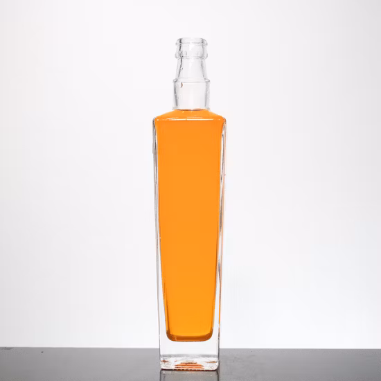 70cl/75cl botella de cristal/botella de licor/botella de whisky/botella de ginebra/botella de ron/botella de alcohol