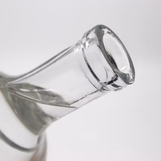Venta al por mayor 700ml/750ml/1L/1.75L/3L embalaje de botella de pedernal vacía, botellas de vidrio escarchado para botella de ginebra, botella de Vokda, botella de Tequila Ideal